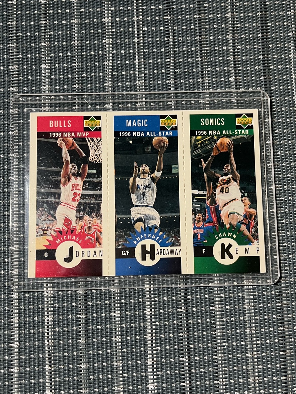 Making lots 🏀 1996-1997 Upper Deck Collector's Choice Michael Jordan, Hardaway